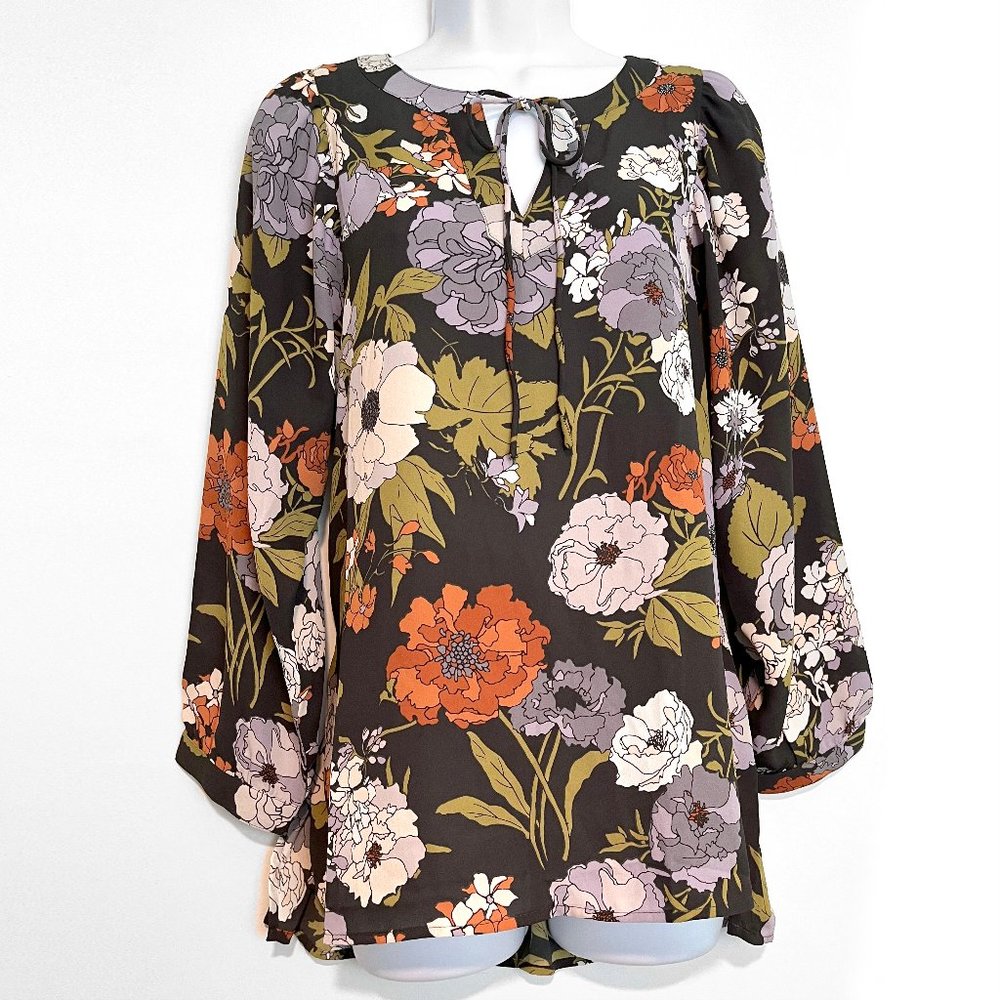 Loft Outlet Floral Long Sleeve Tunic